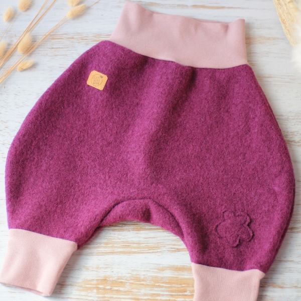Walkhose beere – Ungefütterte Walkhose aus 100% Schurwolle 